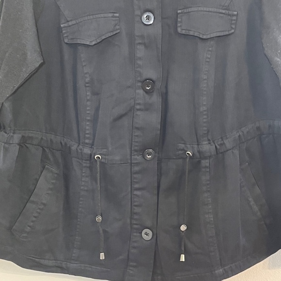 Torrid Jacket Women 14 Black Neutral Active Preppy Yoga Minimalist Sporty Hoodie - Picture 6 of 15